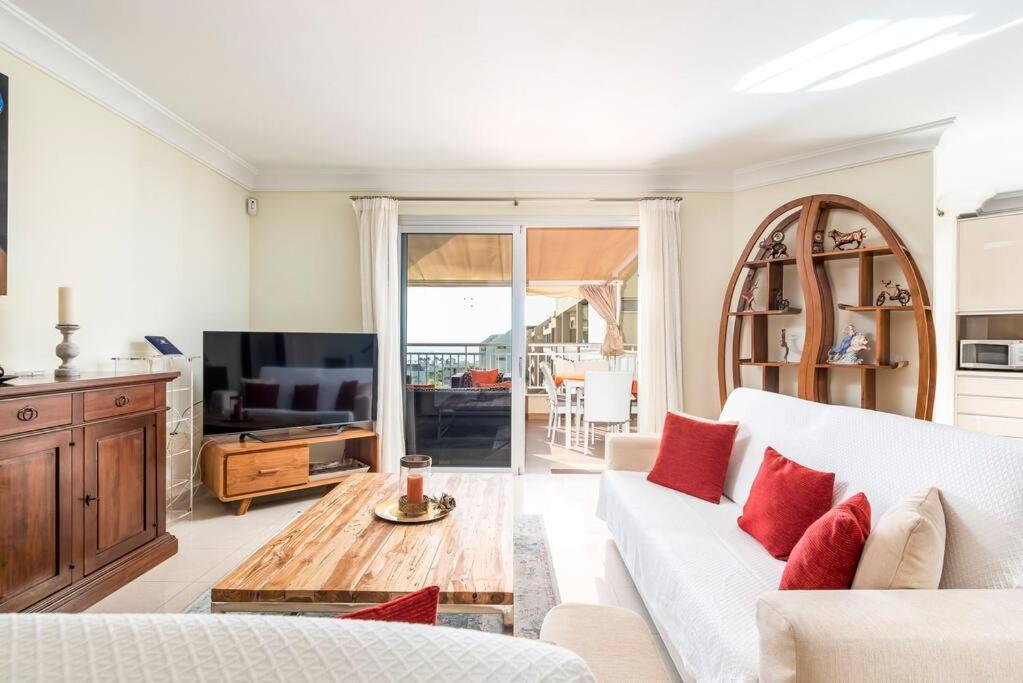 Luxurioese Duplex Ferienwohnung In Sehr Ruhiger Wohnanlage Mit Meerblick Palm-mar Kültér fotó